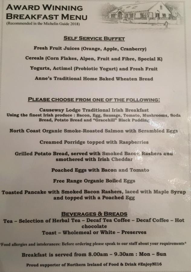 Causeway Lodge 부시밀즈 외부 사진